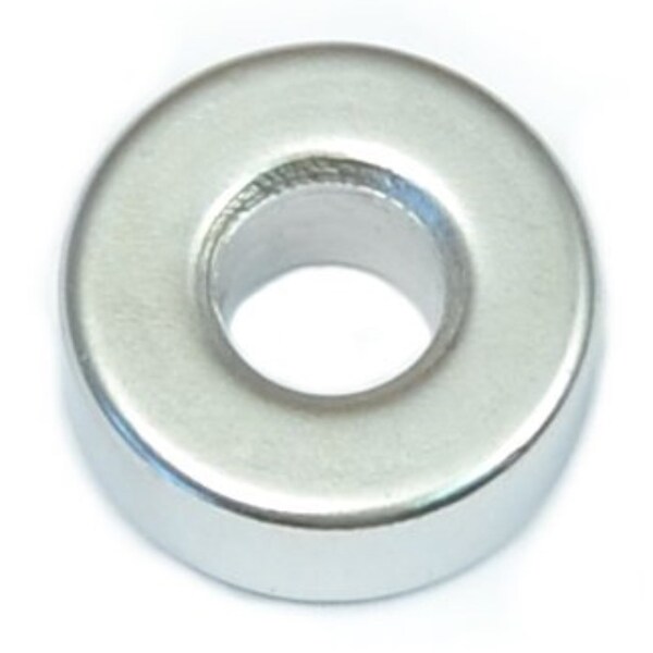 Midwest Fastener Round Spacer, Polished Stainless Steel, 5/8 in Overall Lg, 1/4 in Inside Dia, 8 PK 33322 - main